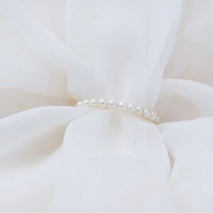PIM~ATELIER   Emily ring - Tiny Pearl eternity band Size Medium 7.5-9.5